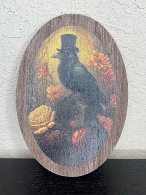 NEW Target Bullseyes Playground Halloween 2026 Wood Icon Decor - Raven